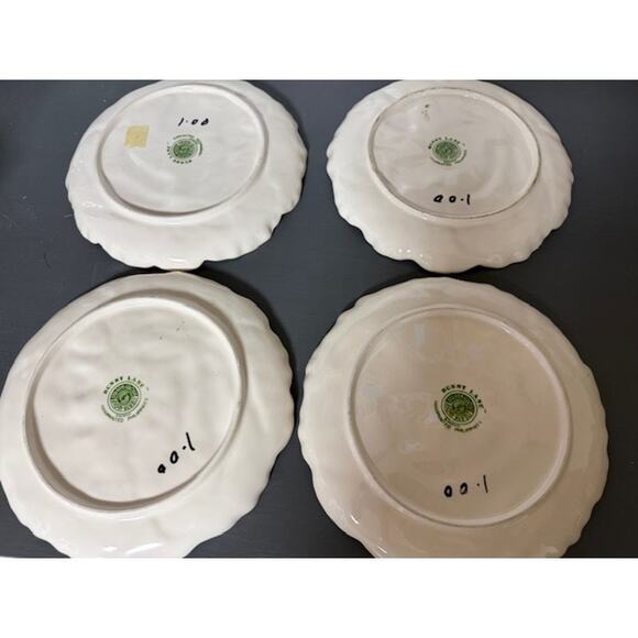 Strata Group Bunny Lane Set Of 4 Salad Desserts Plates Philippines Whimsical VTG - Picture 6 of 6